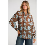 Top Flower Child Shirt - Mistflower