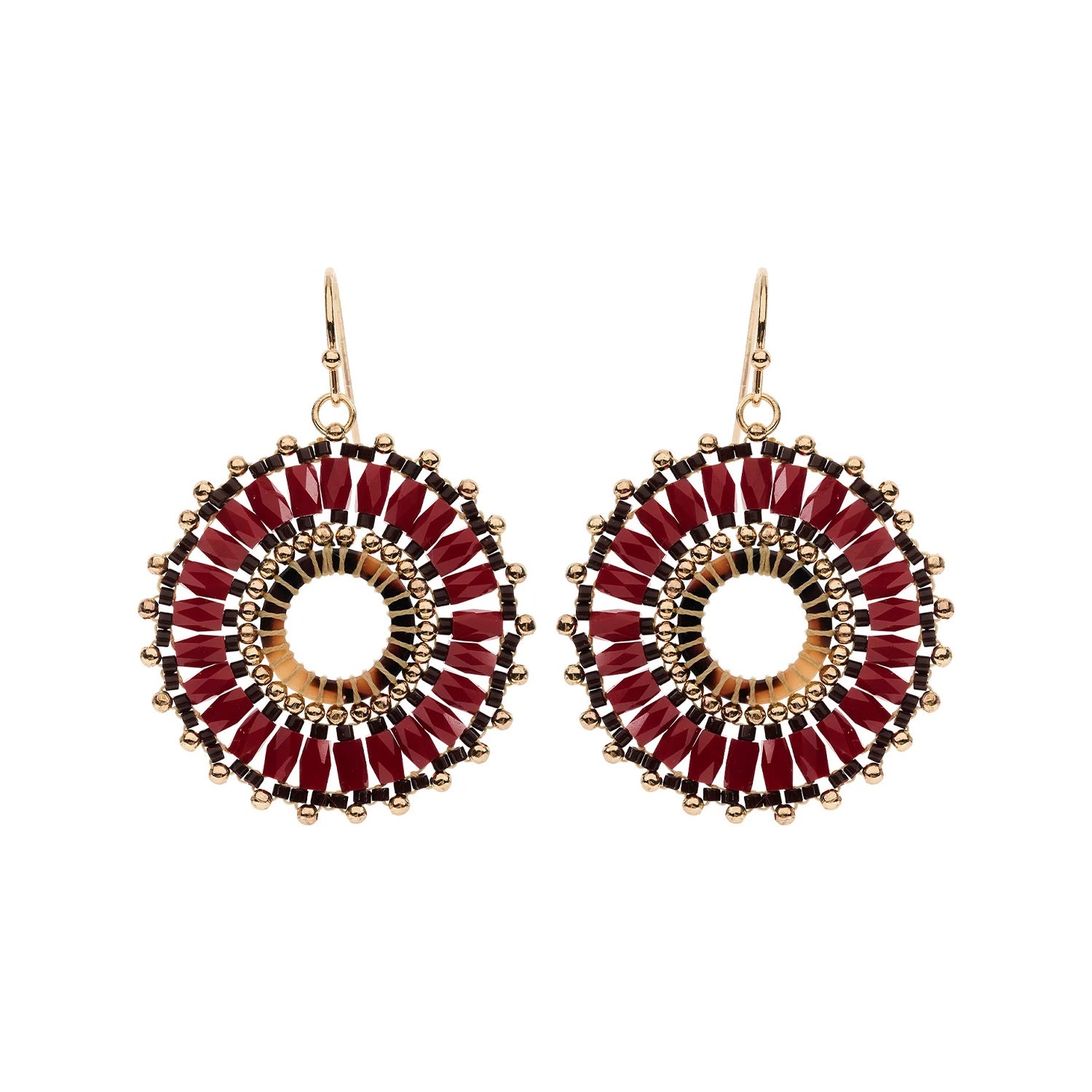 Earring Ayla Dome  - Mahogany