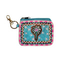Keychain Pouch Beaded Palm Tree