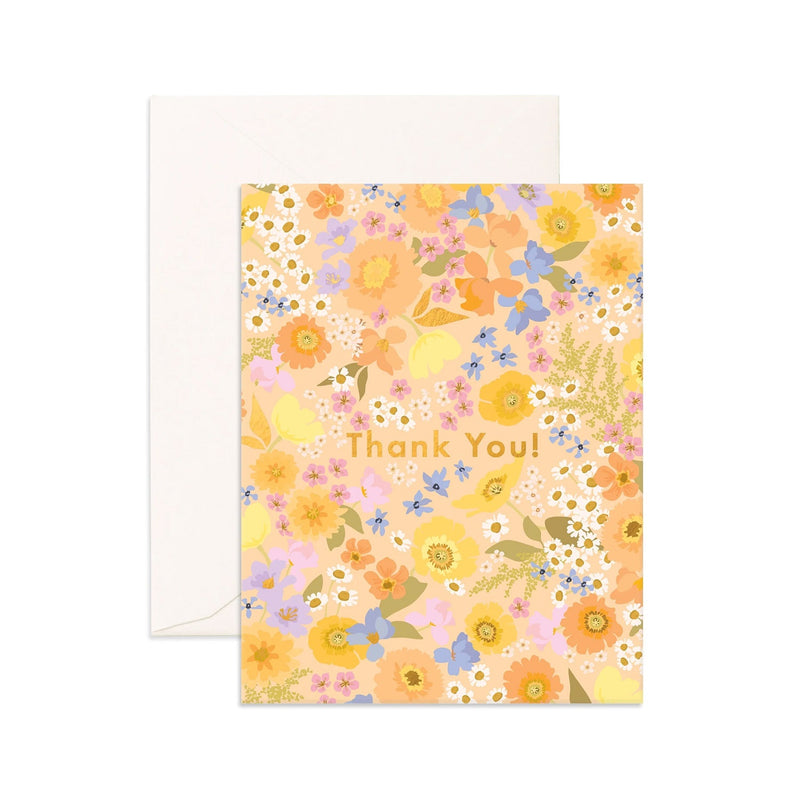 Card Thank You Floralscape