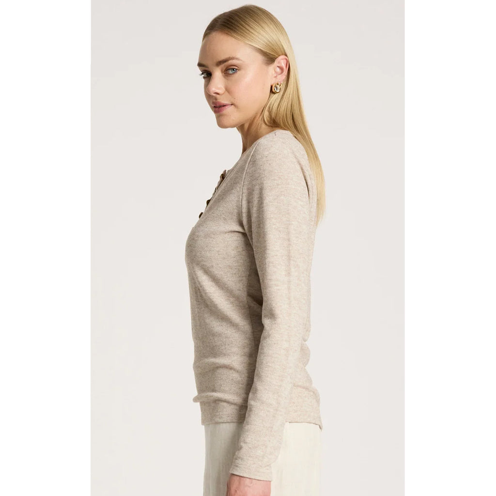 Top Rumi Long Sleeve - Bisque