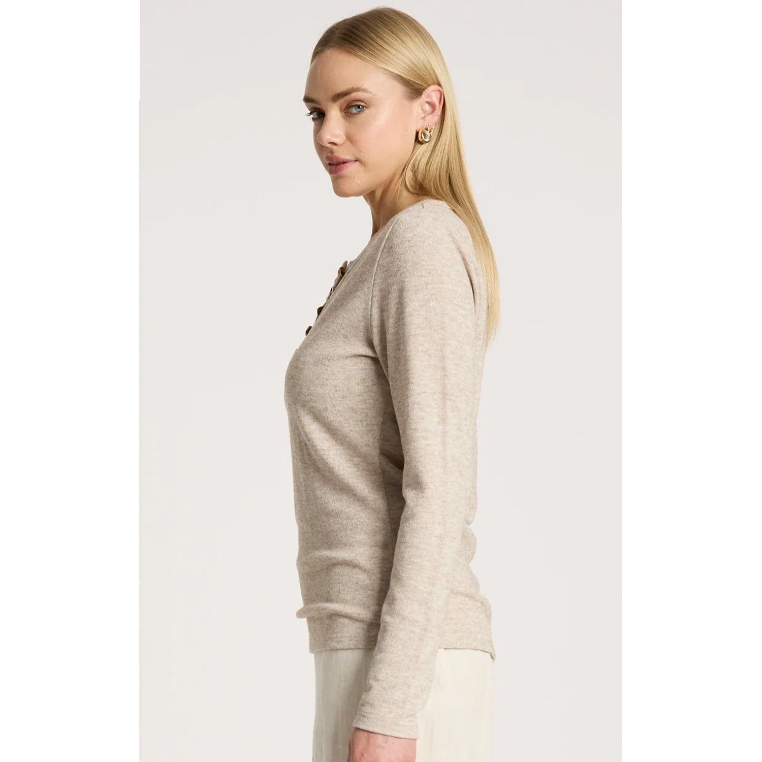 Top Rumi Long Sleeve - Bisque