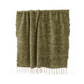 Throw Burbuja Cot Blend - Olive (125x150cm)