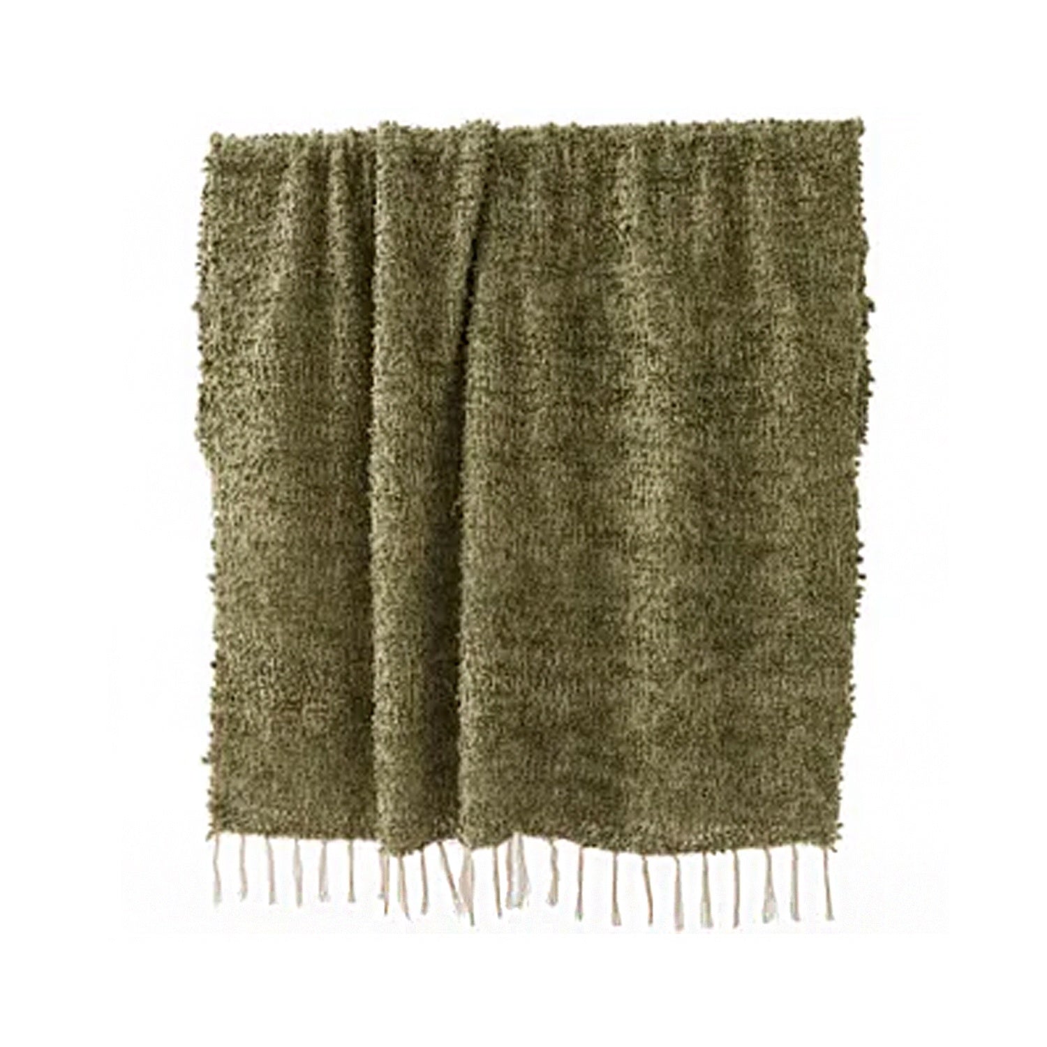 Throw Burbuja Cot Blend - Olive (125x150cm)