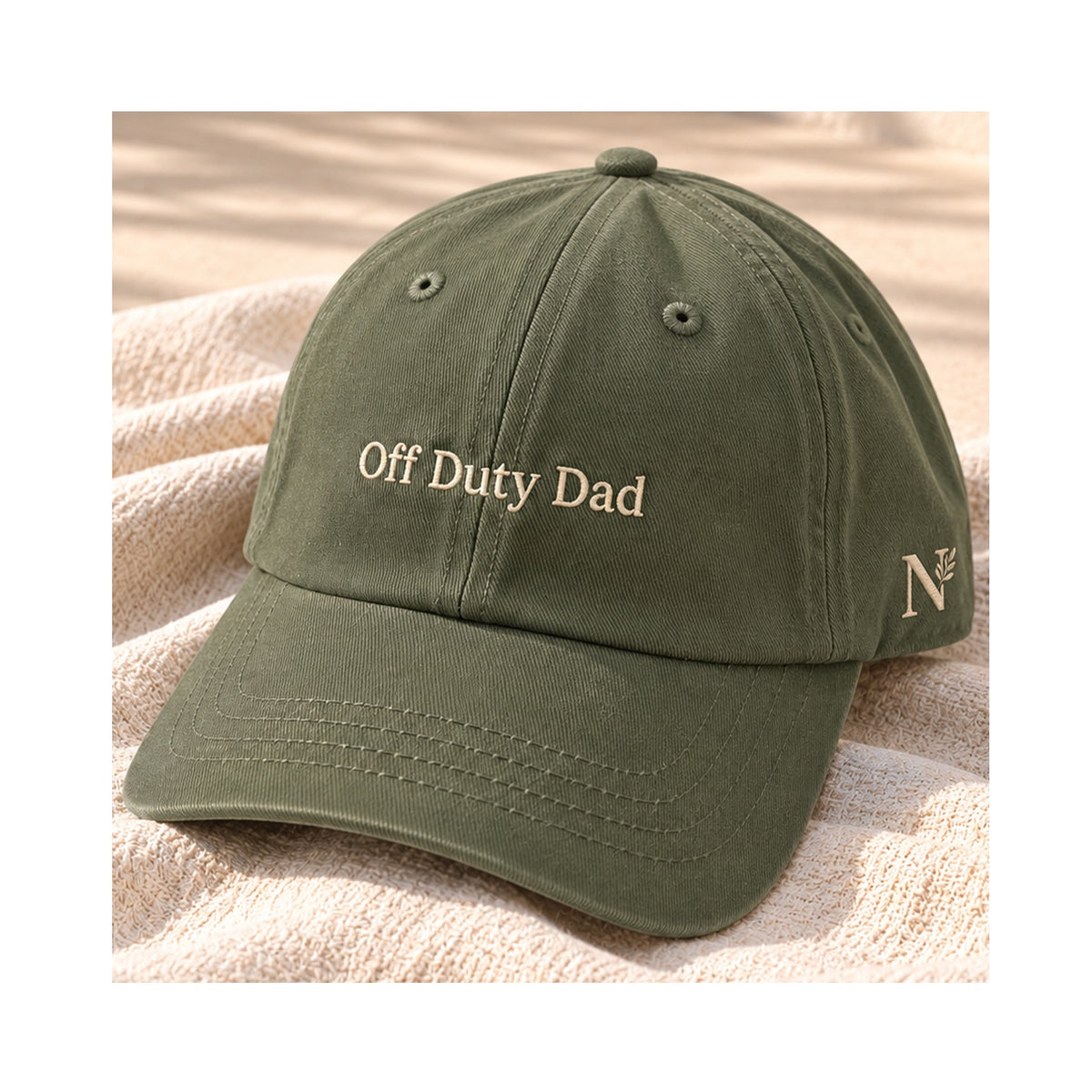 Cap - Off Duty Dad - Green