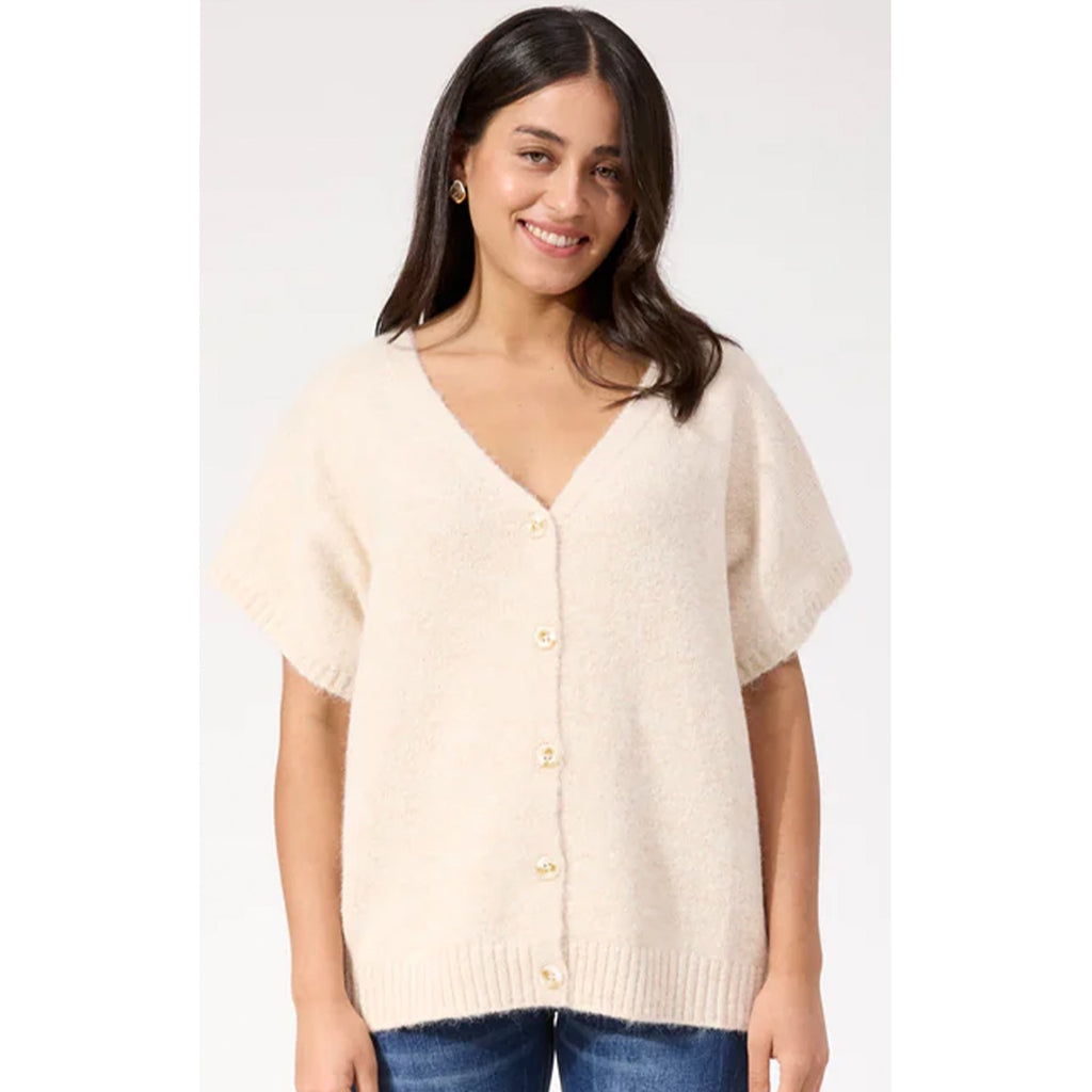 Vest Valenza Knit - Natural
