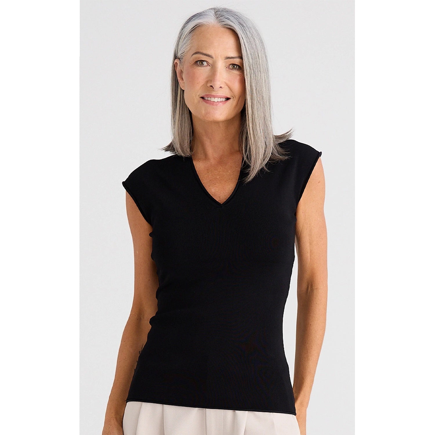 Top Knit Clara - Black