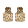 Earring Sansi Cube - Gold Cube