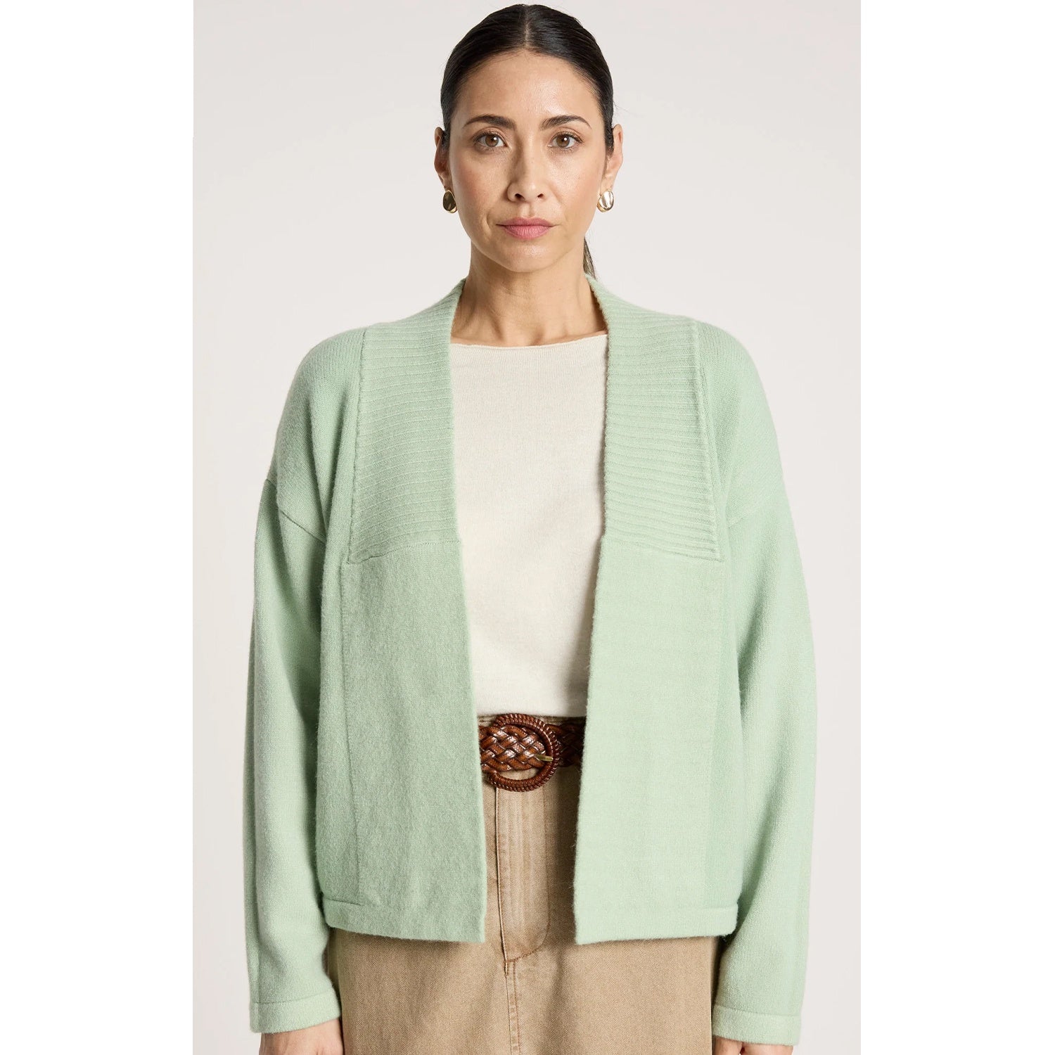 Cardigan Samira Crop Sage