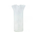 Vase Estuary Glass - Ivory/Blue (19.5x20cm)