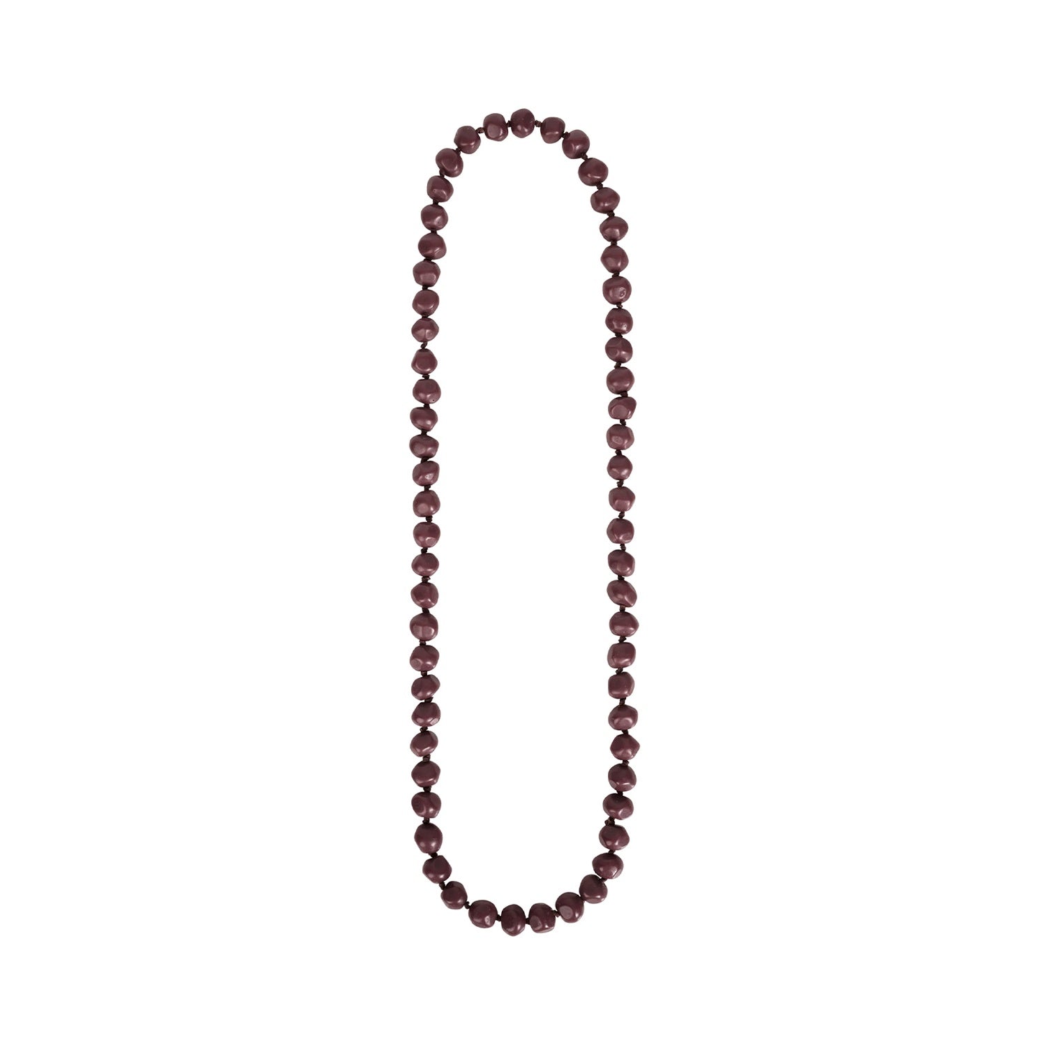 Necklace Maasai Long - Mahogany