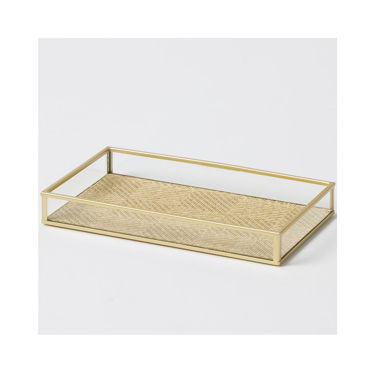 Jewellery Tray Aurelia - Natural & Gold