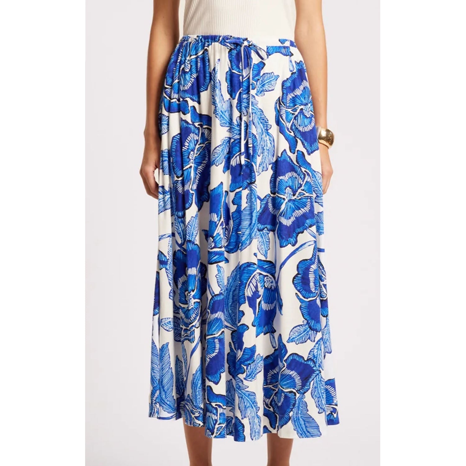 Skirt Gaia Maxi - Azure
