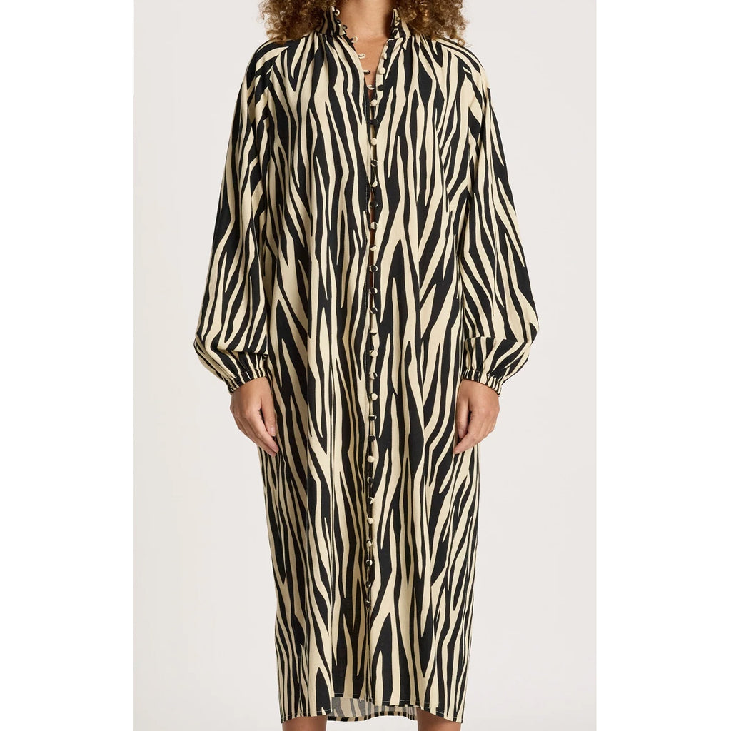 Dress Bajau Button - Savanna