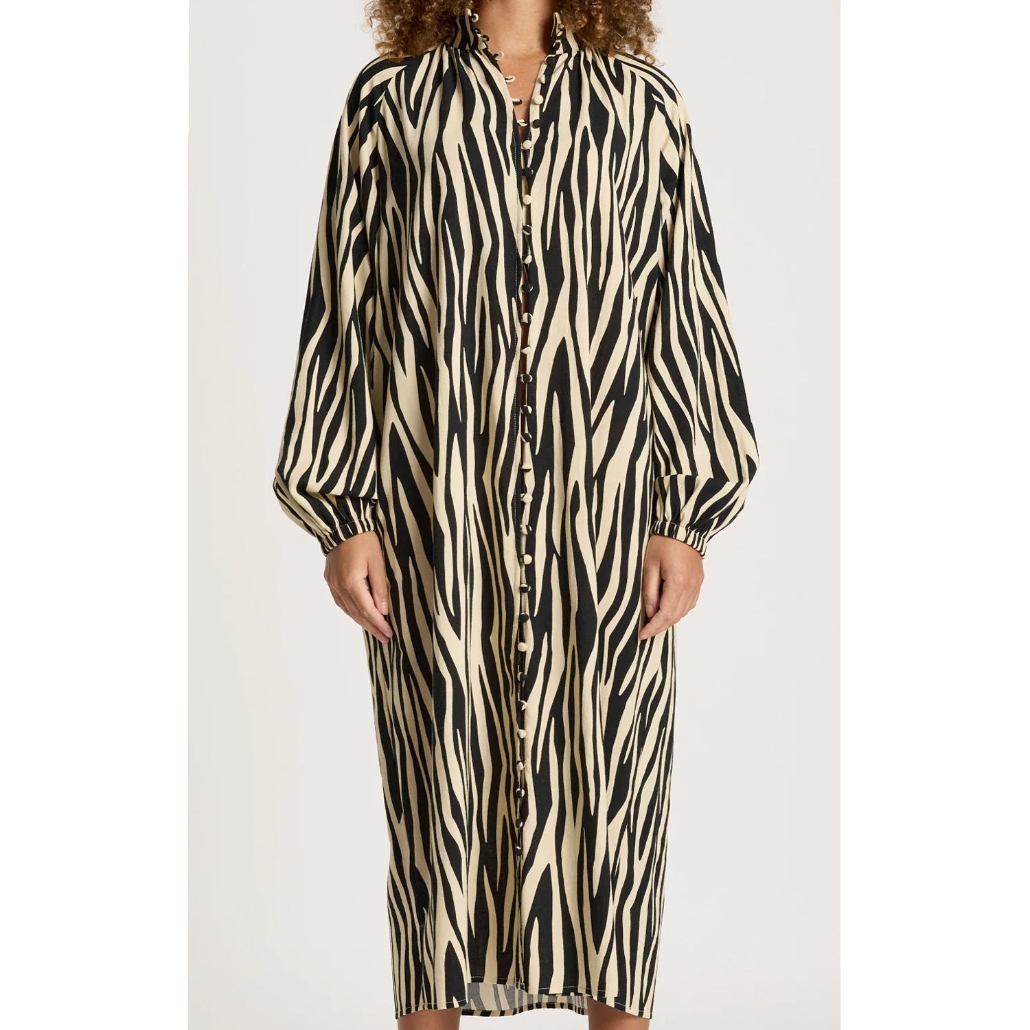 Dress Bajau Button - Savanna