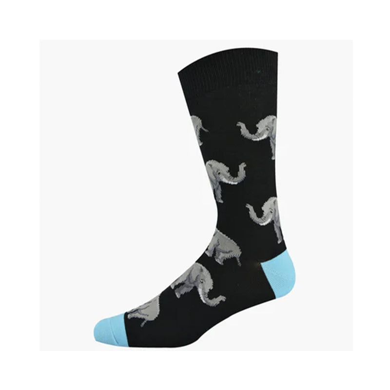 Mens Bamboo Socks Elephant