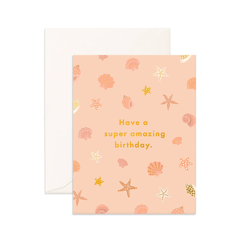 Card Amazing Birthday Shells