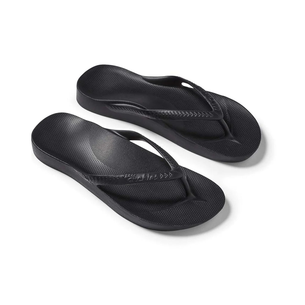 Arch Support Thongs - Black