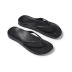 Arch Support Thongs - Black