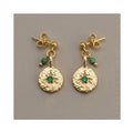 Earring May Birthstone - Inner Compass Emerald