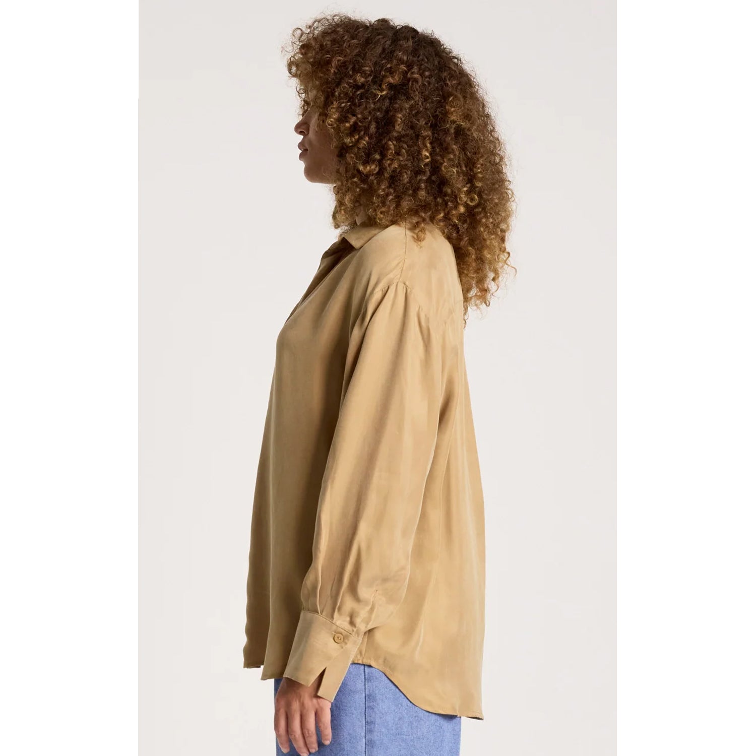 Top Calista Shirt - Mocha