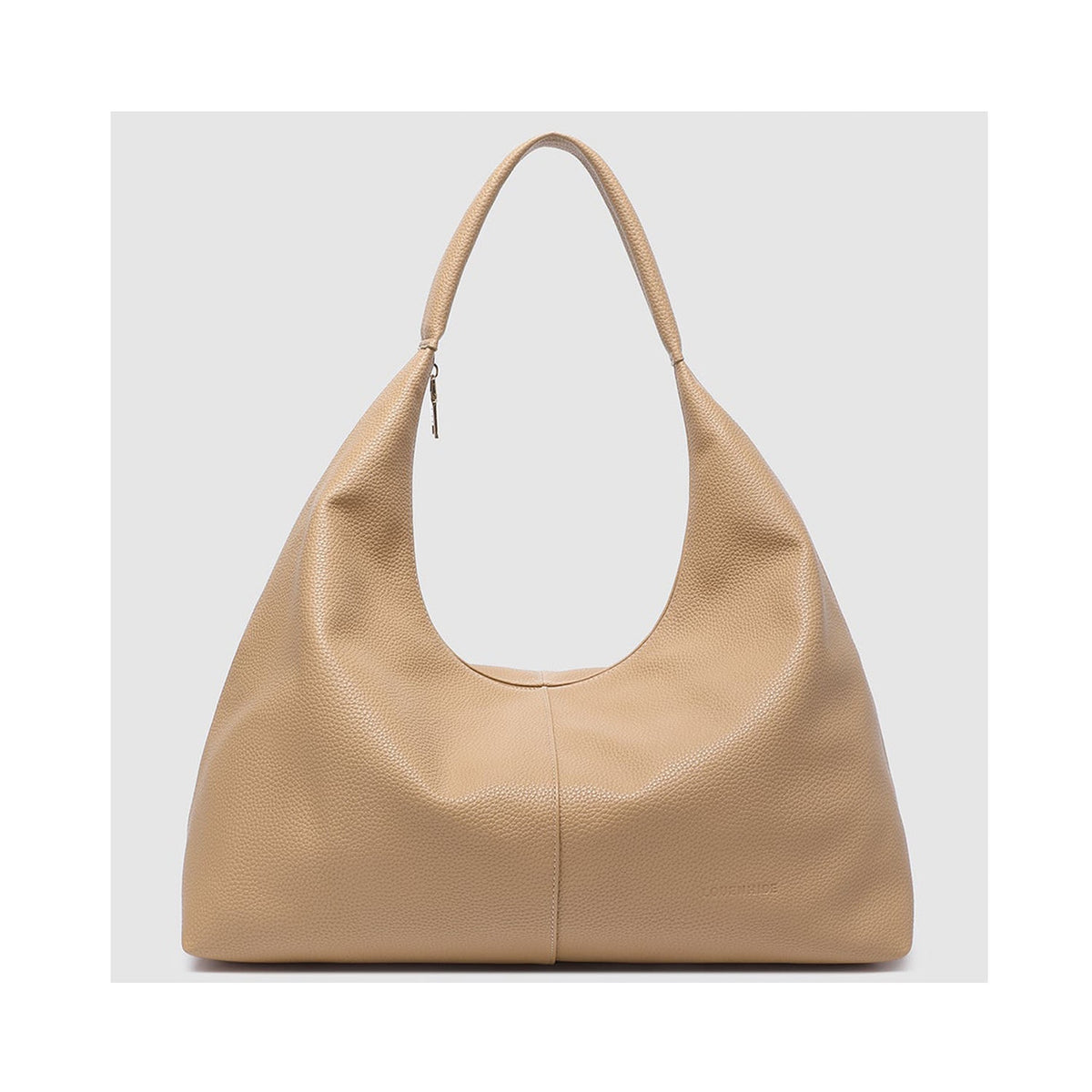 Shoulder Bag Valentina Slouch - Camel