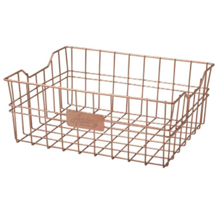 Orwell Rectangular copper Basket