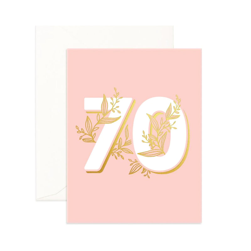 Card No 70 Floral