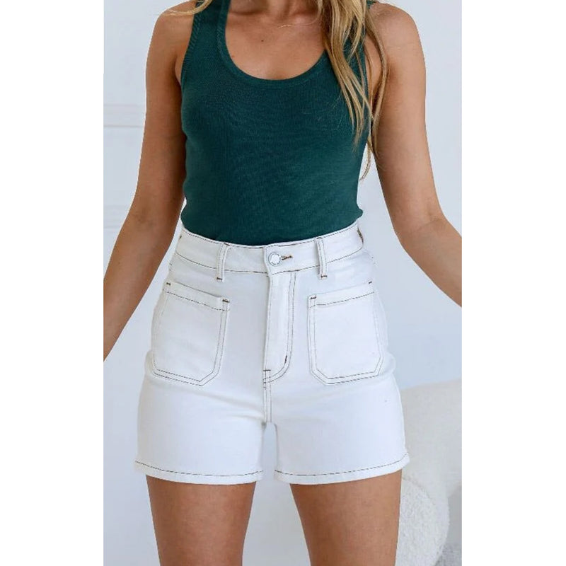 Short That 70's - White