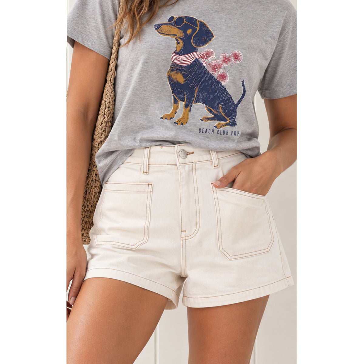 Short That 70's - White