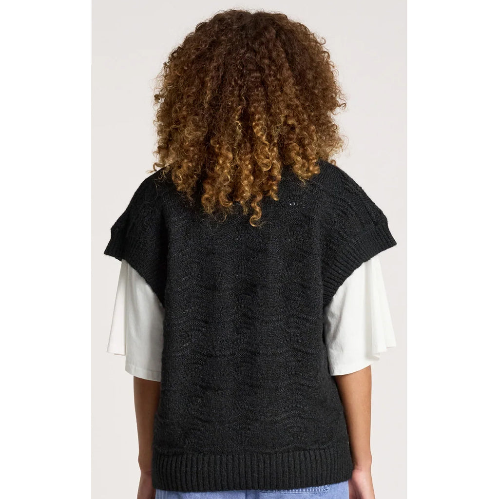 Vest - Orin Knit Black