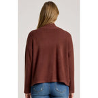 Cardigan Samira Crop Mahogany