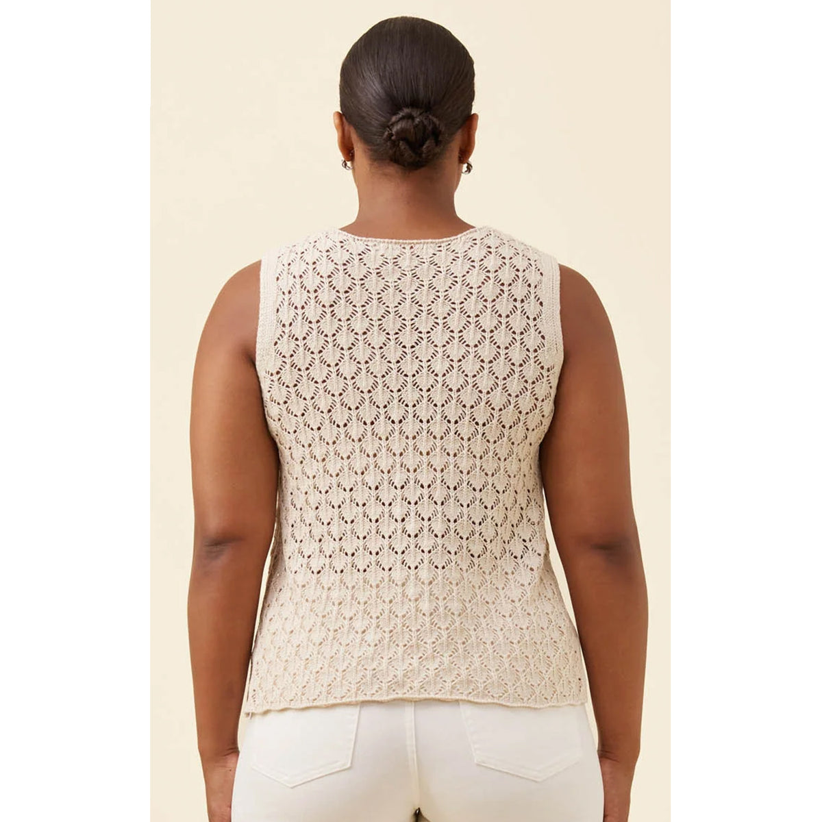 Top Mia Knit - Canvas