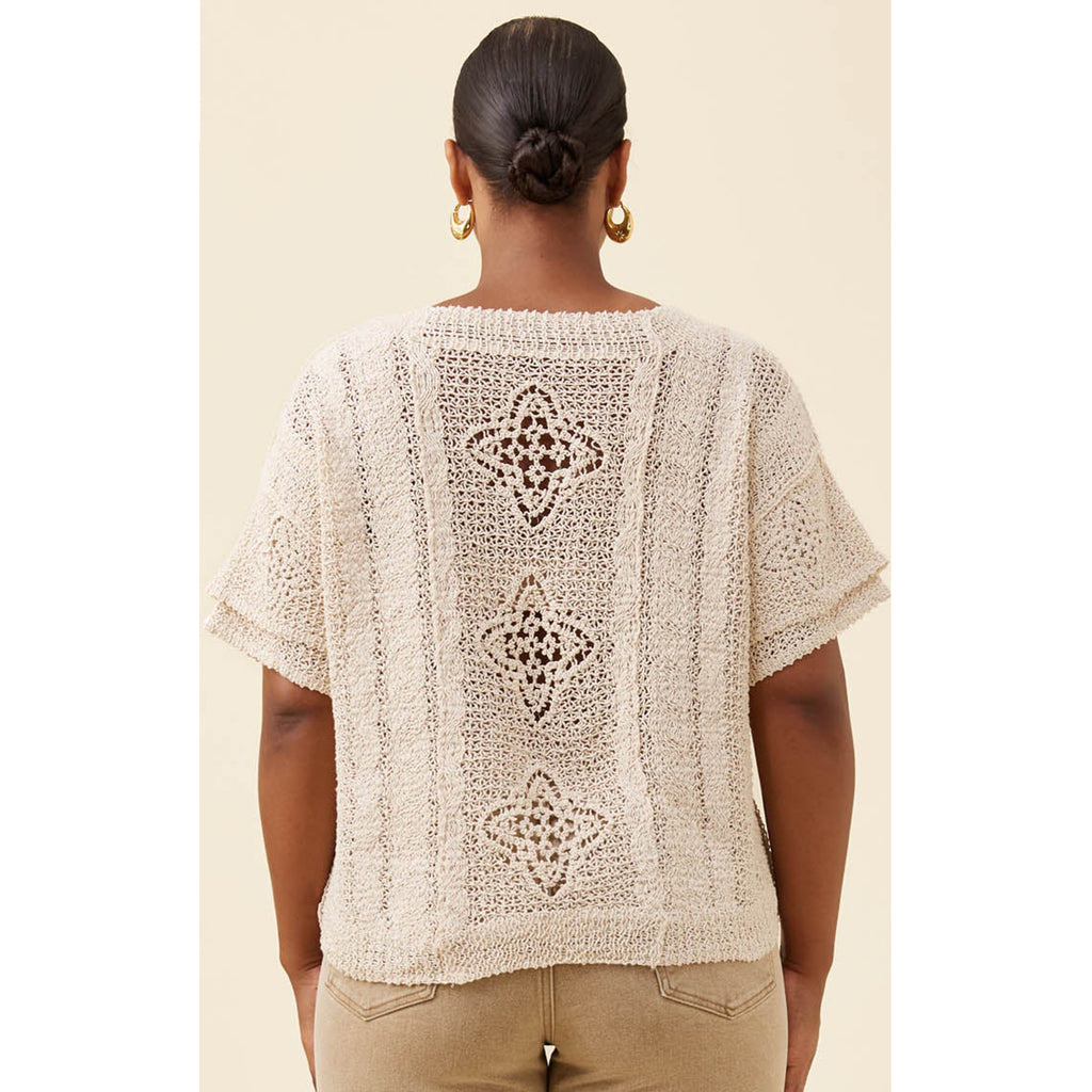 Top Maggie Crochet - Canvas