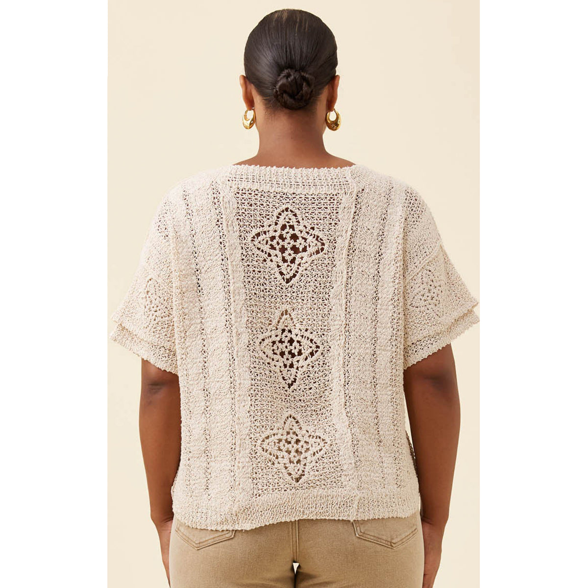 Top Maggie Crochet - Canvas