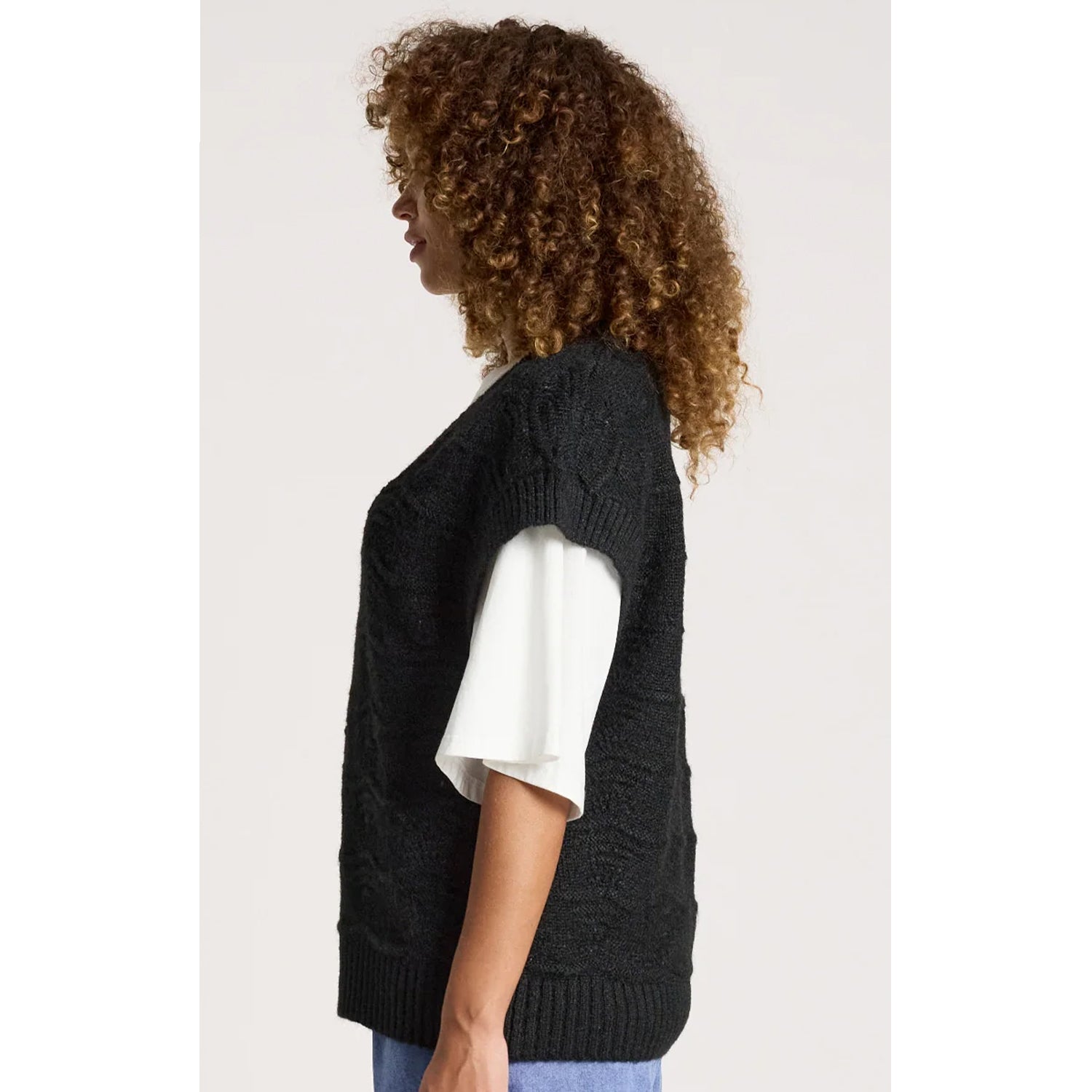 Vest - Orin Knit Black
