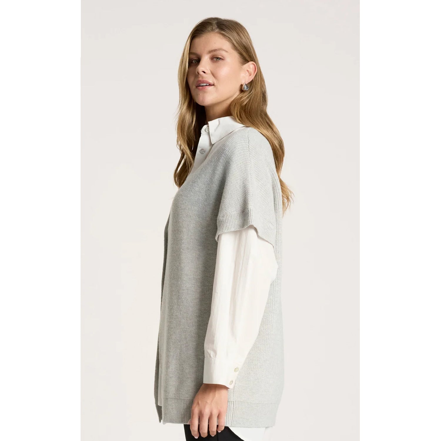 Cardigan - Berber Vest Cardigan Marle