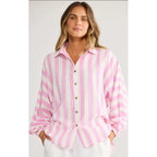 Top Cliffside Shirt - Candy Stripe