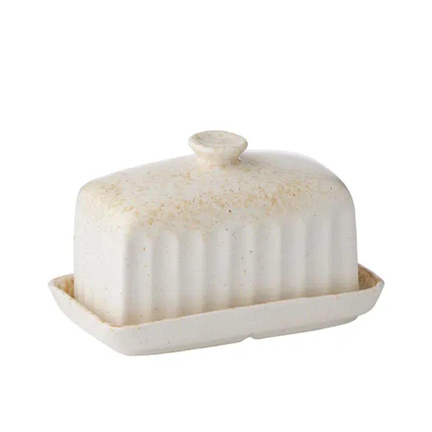 Butter Dish Studio Ceramic 17x10x10cm Nougat