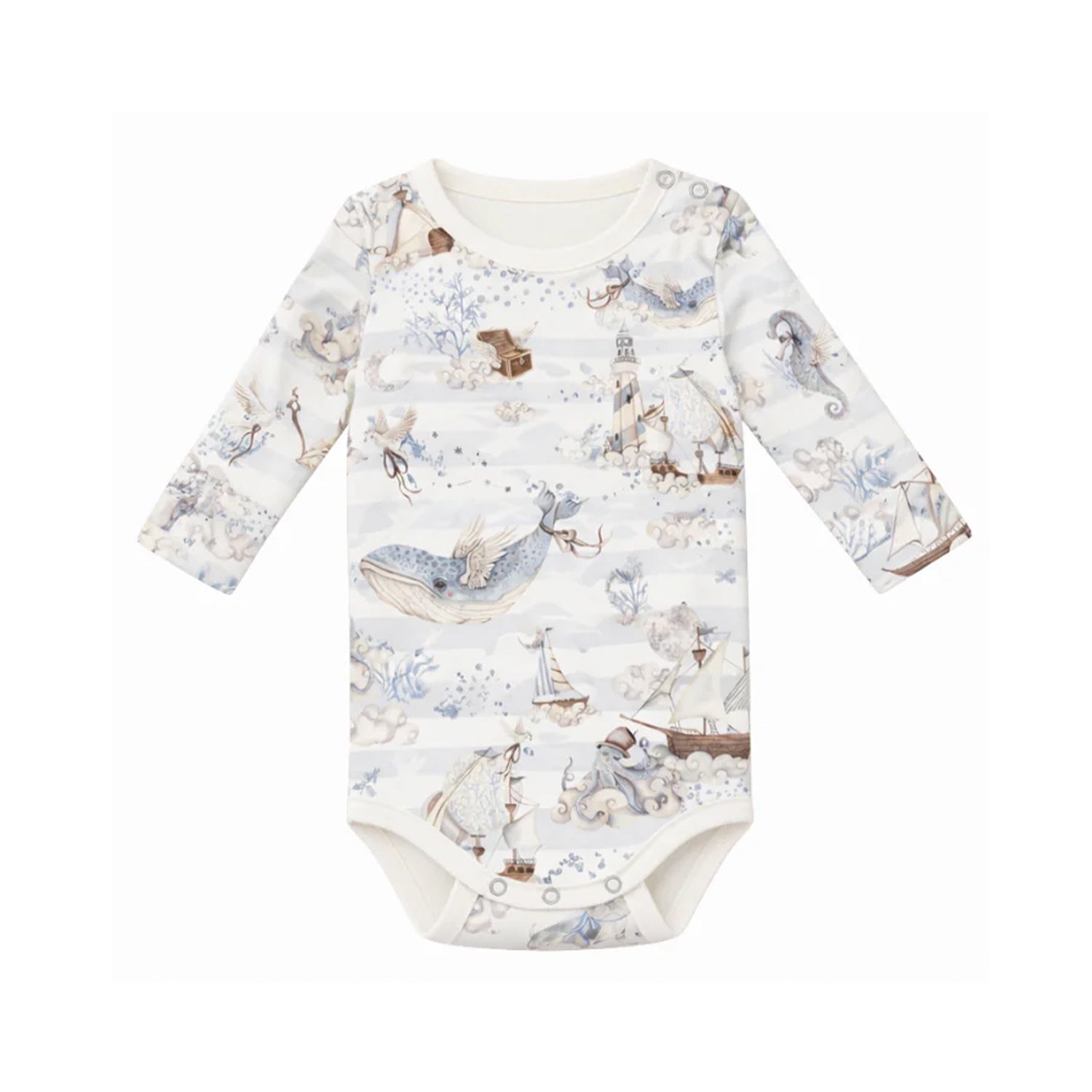 Bodysuit Bamboo LS - Magic Ocean