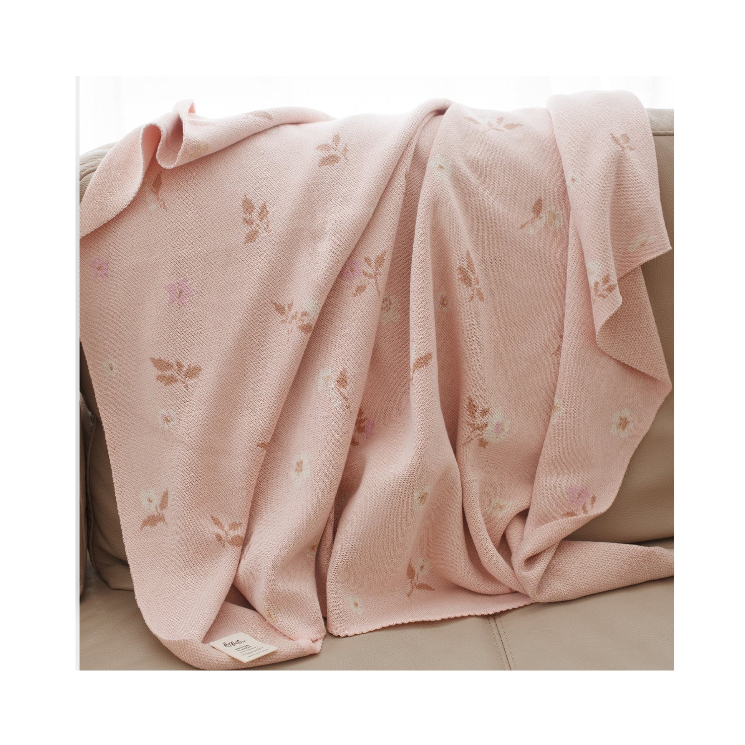 Baby Blanket Dusty Roses