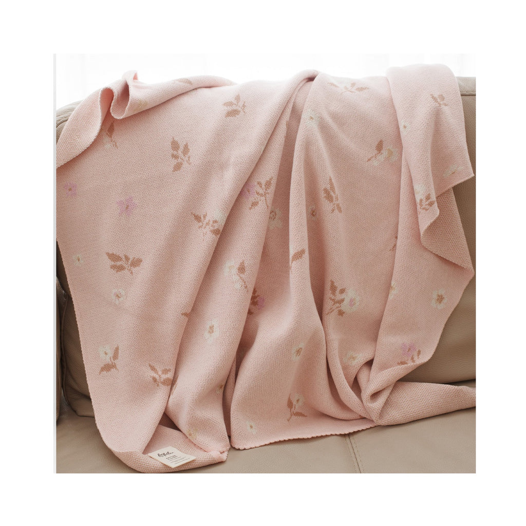 Baby Blanket Dusty Roses