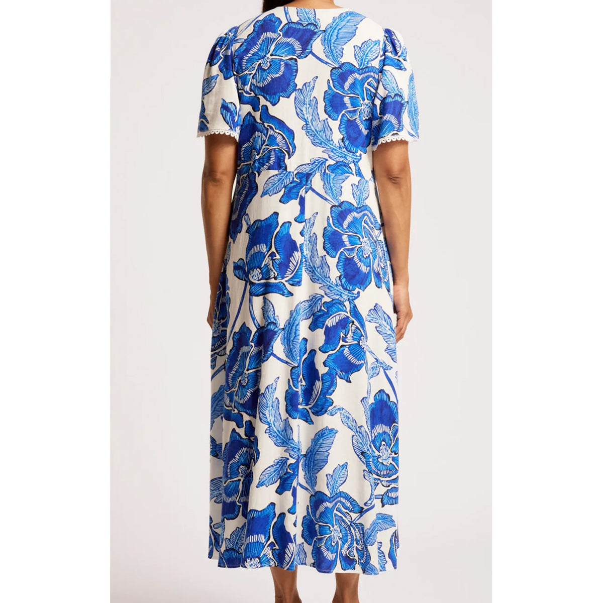 Dress Gaia Maxi - Azure