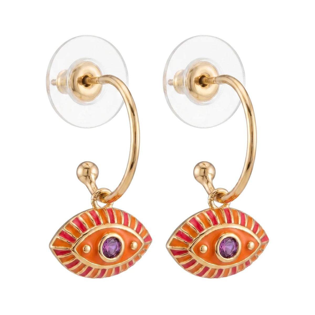 Earring Positano Eye - Orange