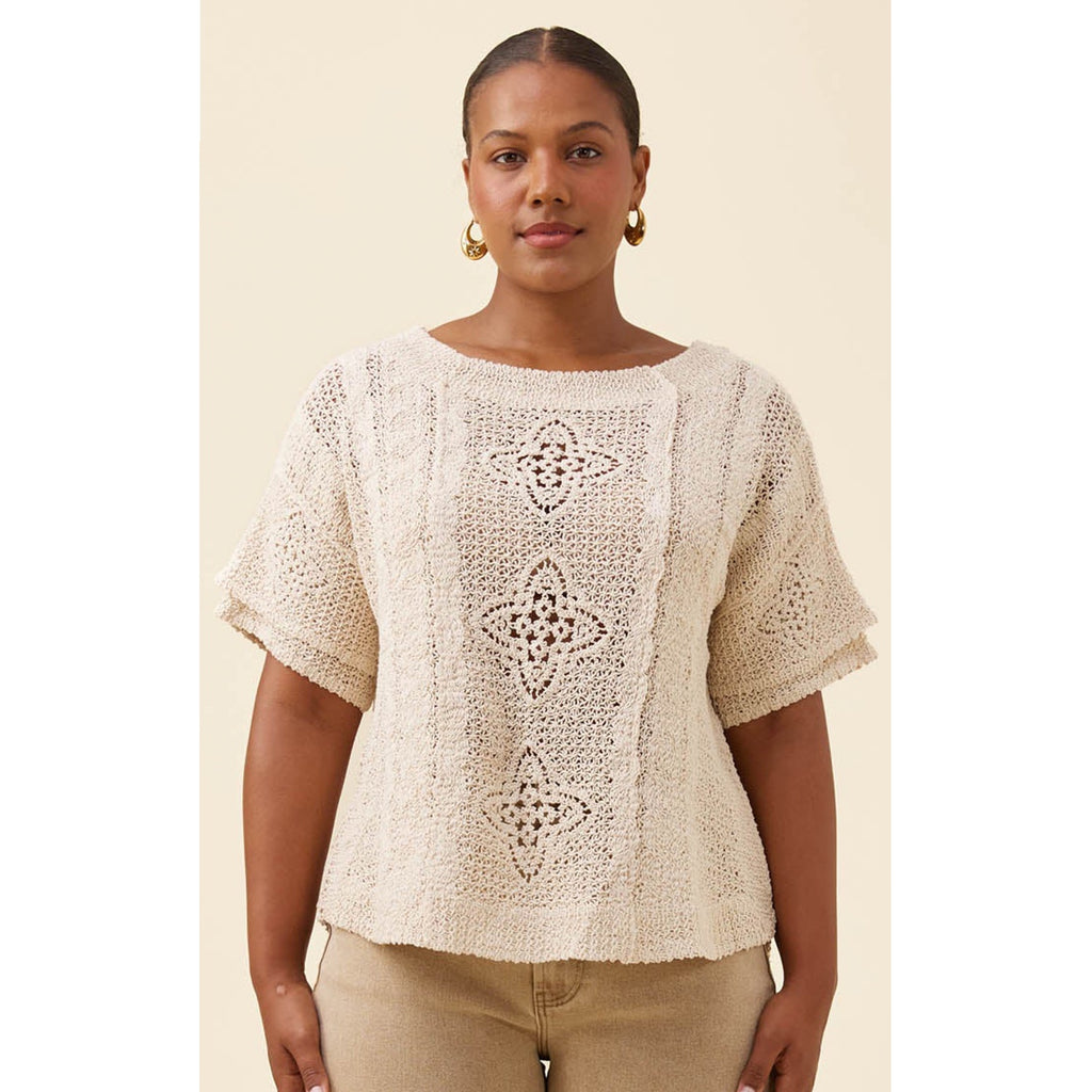 Top Maggie Crochet - Canvas