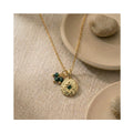 Necklace May Birthstone - Inner Compass Emerald