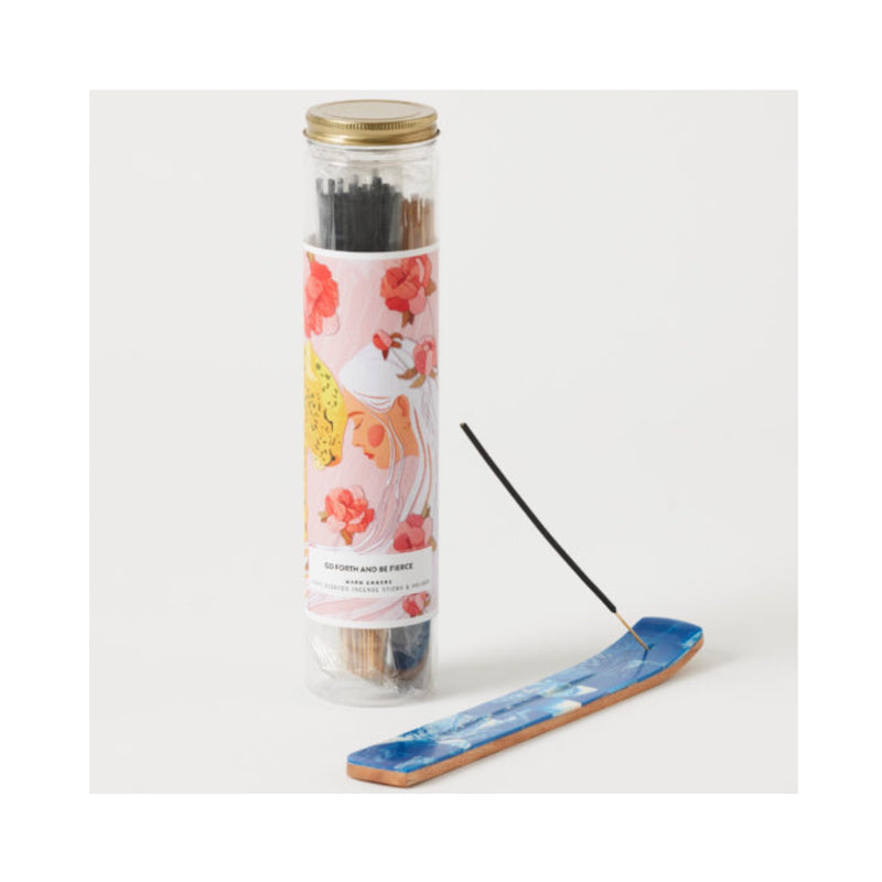 Incense & Holder - Go Forth & Be Fierce