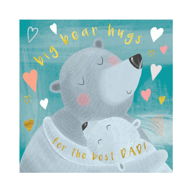 Card Fathers Day - Big Bear Hugs