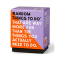 Random Things To Do Box
