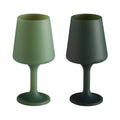 Wine Glasses Swepp - Sage + Olive